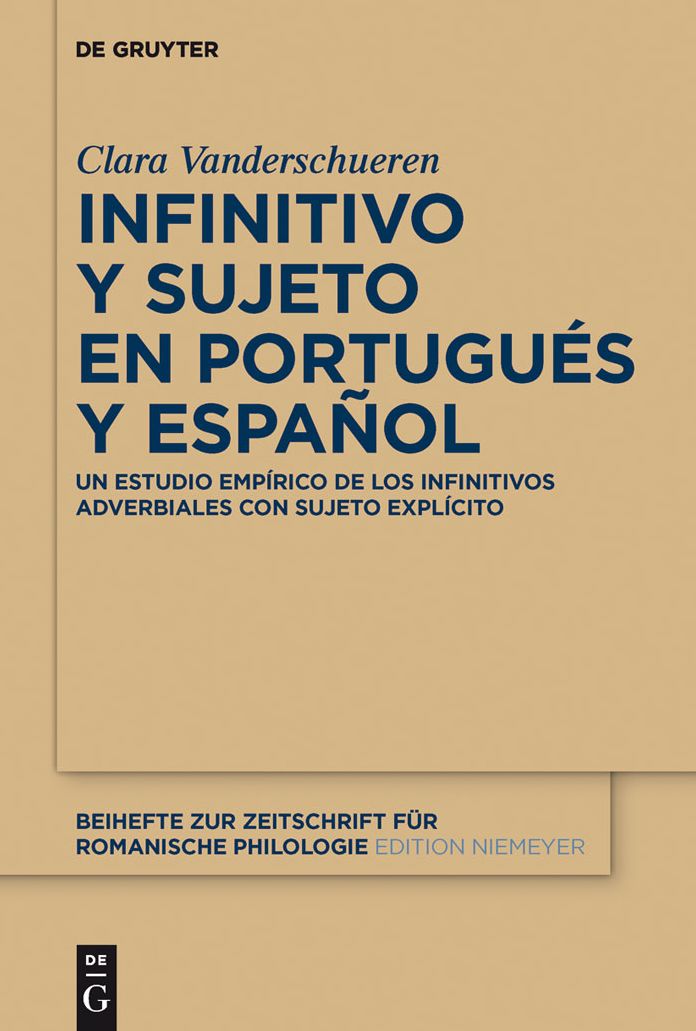 Infinitivo y sujeto en portugues y espanol: Un estudio empirico de los infinitivos adverbiales con sujeto explicito