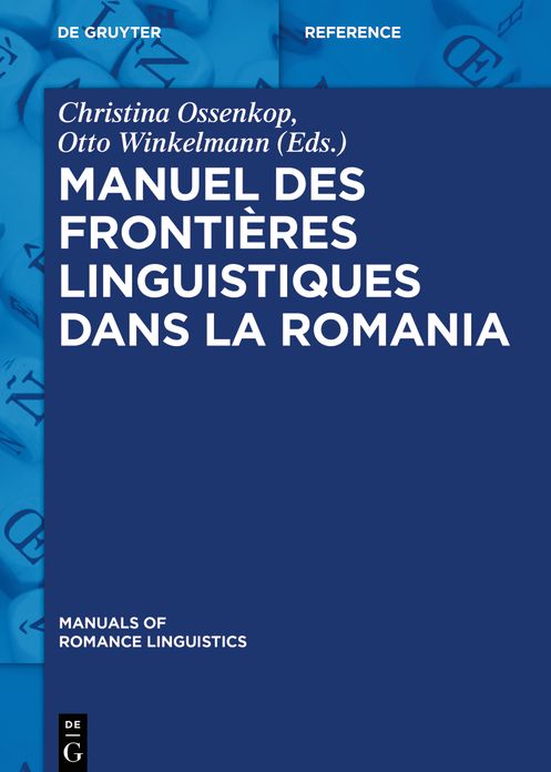 Manuel des frontieres linguistiques dans la Romania