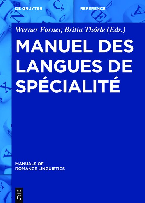 Manuel des langues de specialite