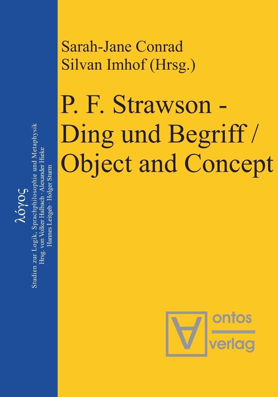 P. F. Strawson - Ding und Begriff / Object and Concept