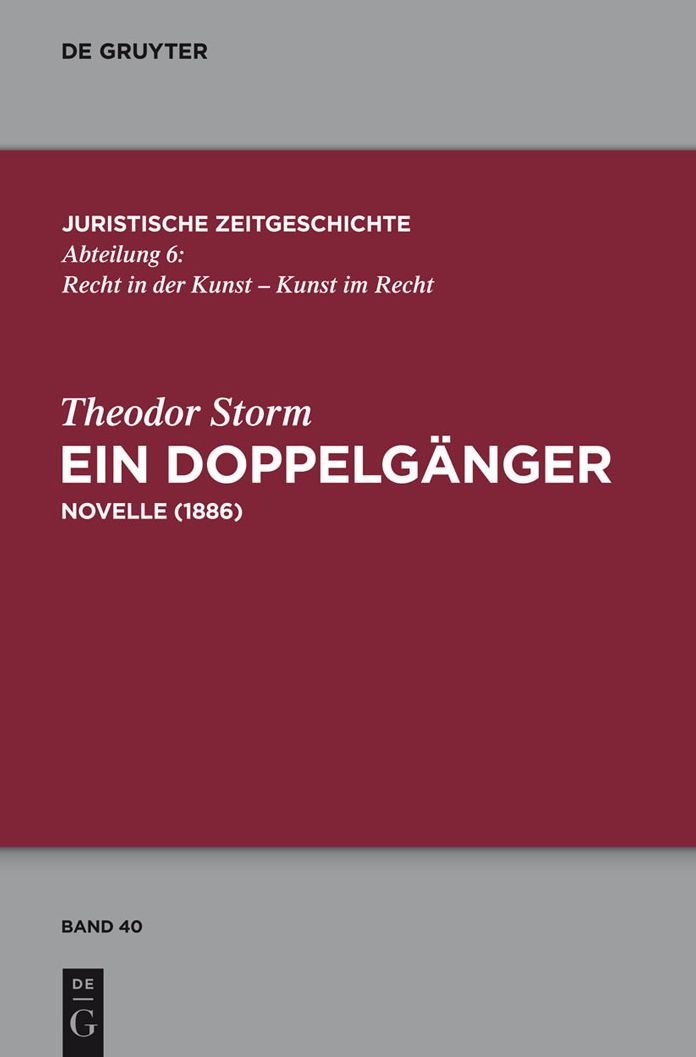 Ein Doppelganger: Novelle (1886)