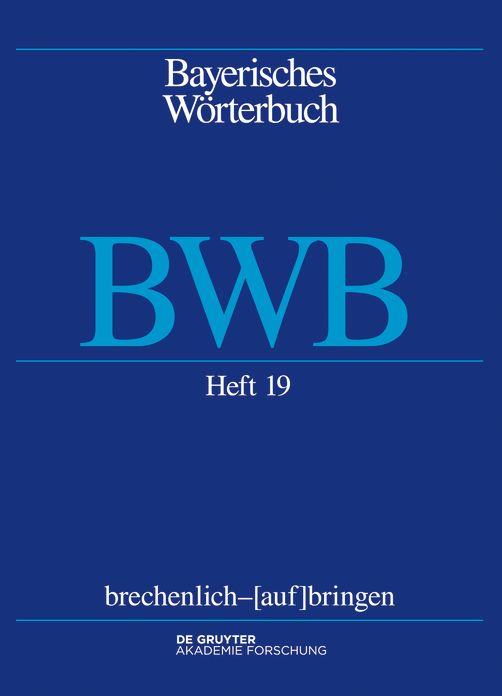 brechenlich - [auf]bringen