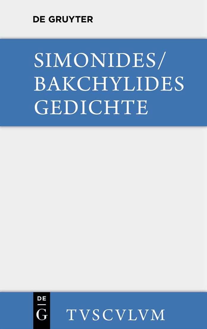Gedichte: Griechisch Und Deutsch
