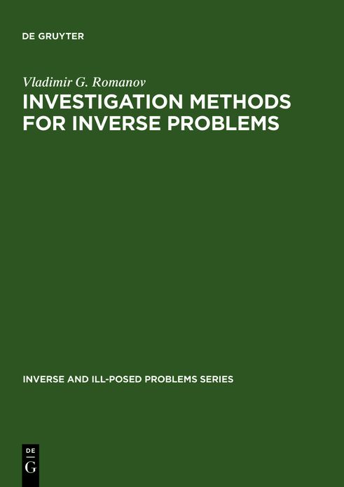 Investigation Methods for Inverse Problems