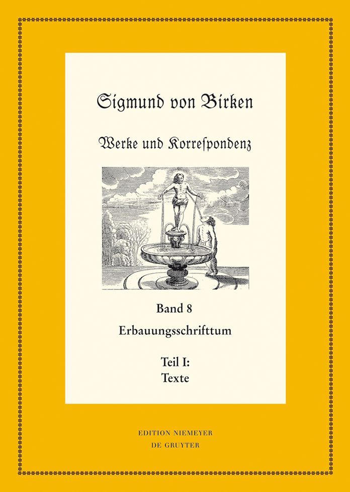 Erbauungsschrifttum: Teil 1: Texte. Teil 2: Apparate und Kommentare