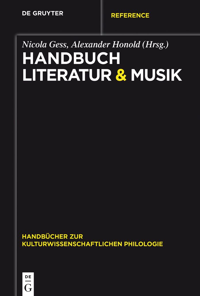 Handbuch Literatur #x00026; Musik