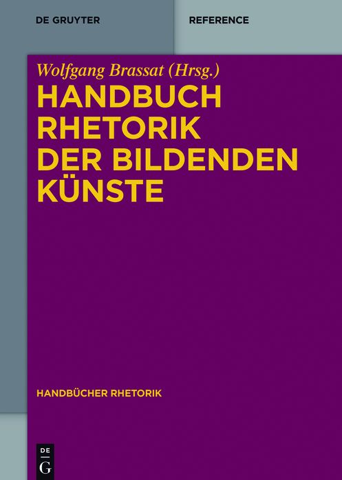 Handbuch Rhetorik der Bildenden K#x000FC;nste