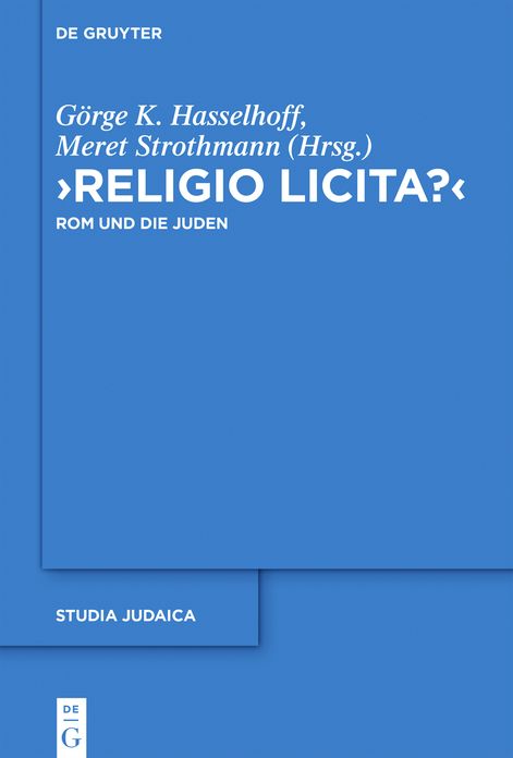 "Religio licita?": Rom und die Juden