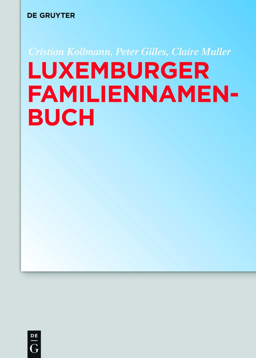 Luxemburger Familiennamenbuch