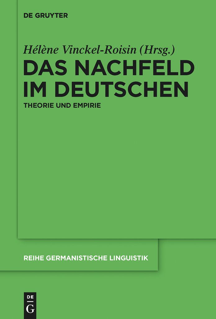 Das Nachfeld im Deutschen: Theorie und Empirie