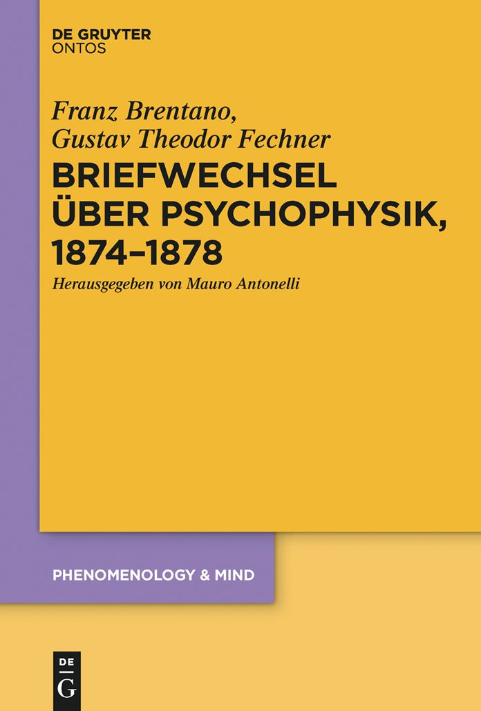 Briefwechsel #x000FC;ber Psychophysik, 1874-1878