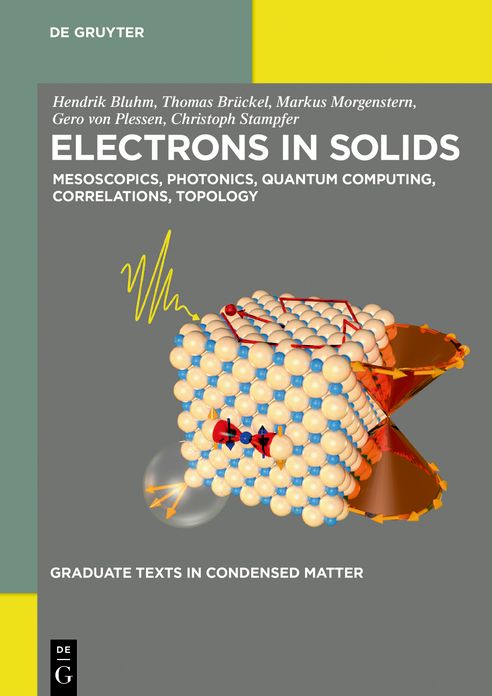 Electrons in Solids: Mesoscopics, Photonics, Quantum Computing, Correlations, Topology
