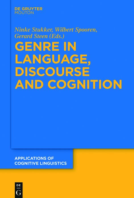 Genre in Language, Discourse and Cognition