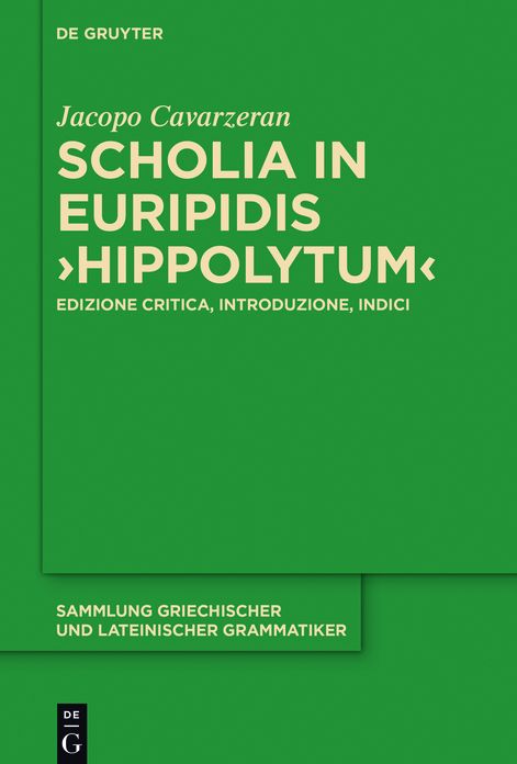 Scholia in Euripidis "Hippolytum": Edizione critica, introduzione, indici