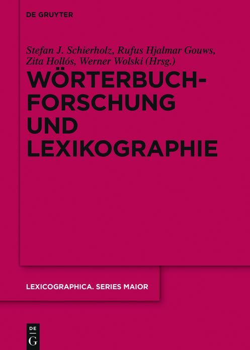 Worterbuchforschung und Lexikographie
