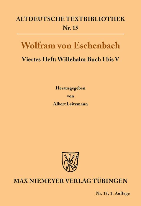 Willehalm Buch I bis V