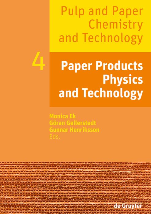 Paper Products Physics and Technology