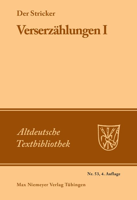 Verserzahlungen I