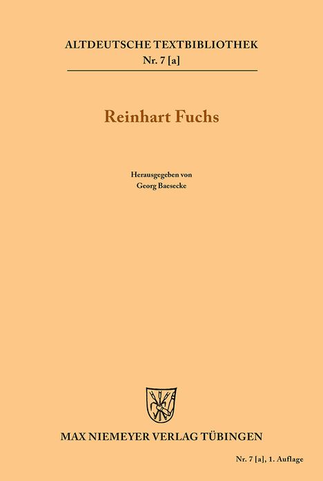Heinrichs des Glichezares Reinhart Fuchs