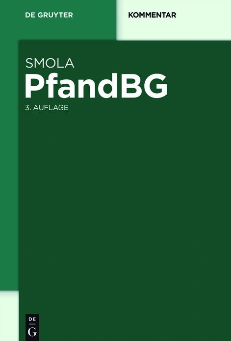 PfandBG: Pfandbriefgesetz, ?? 22a-22o Kreditwesengesetz