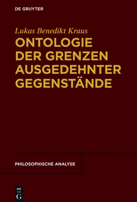 Ontologie der Grenzen ausgedehnter Gegenstande