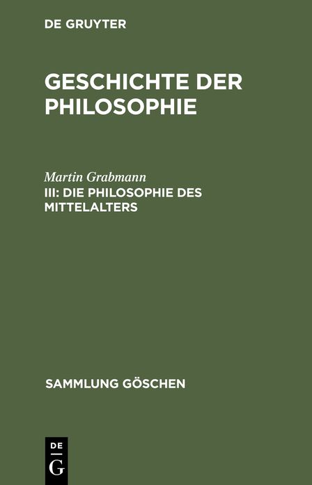 Die Philosophie des Mittelalters