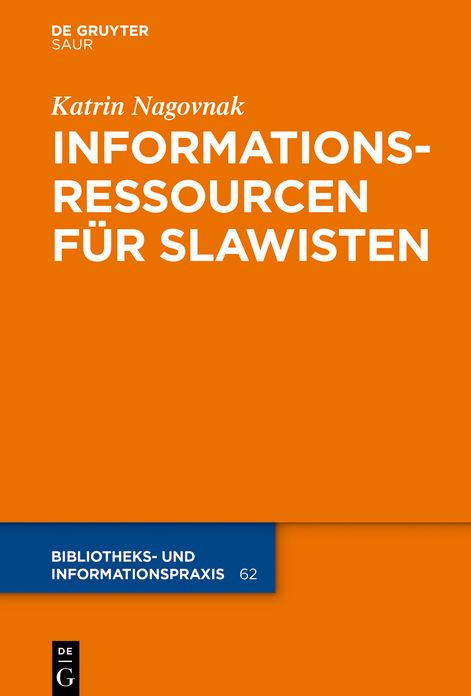 Informationsressourcen f#x000FC;r Slawisten