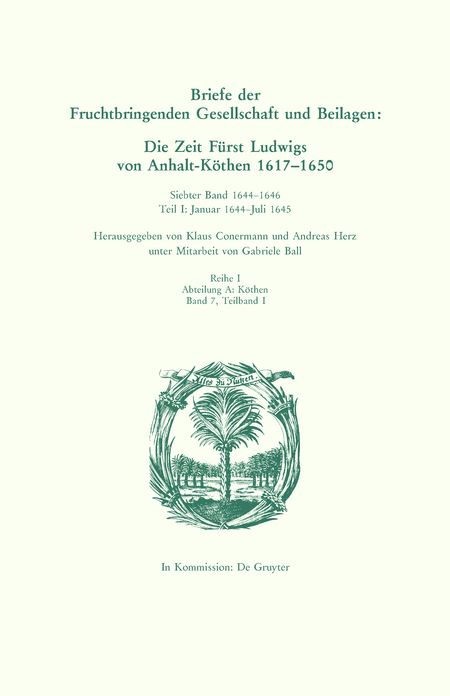 1644-1646: Teil I: Januar 1644 - Juli 1645, Teil II: August 1645 - Dezember 1646