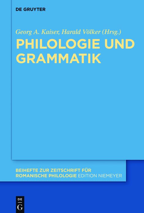 Philologie und Grammatik