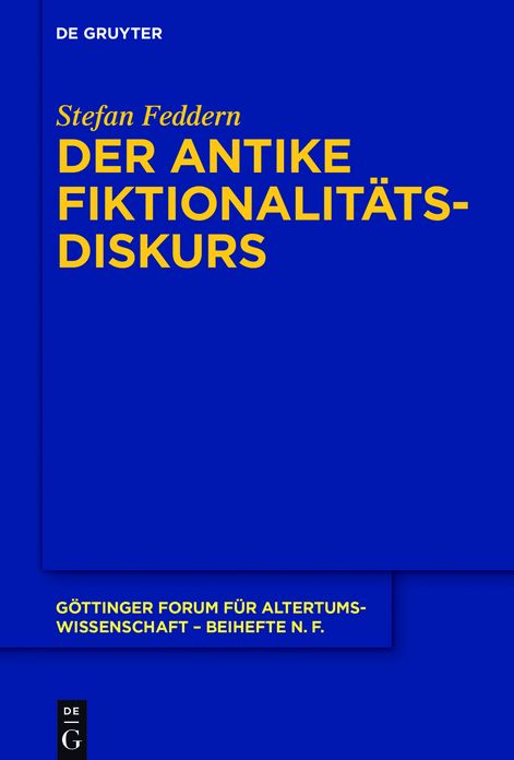 Der antike Fiktionalitatsdiskurs