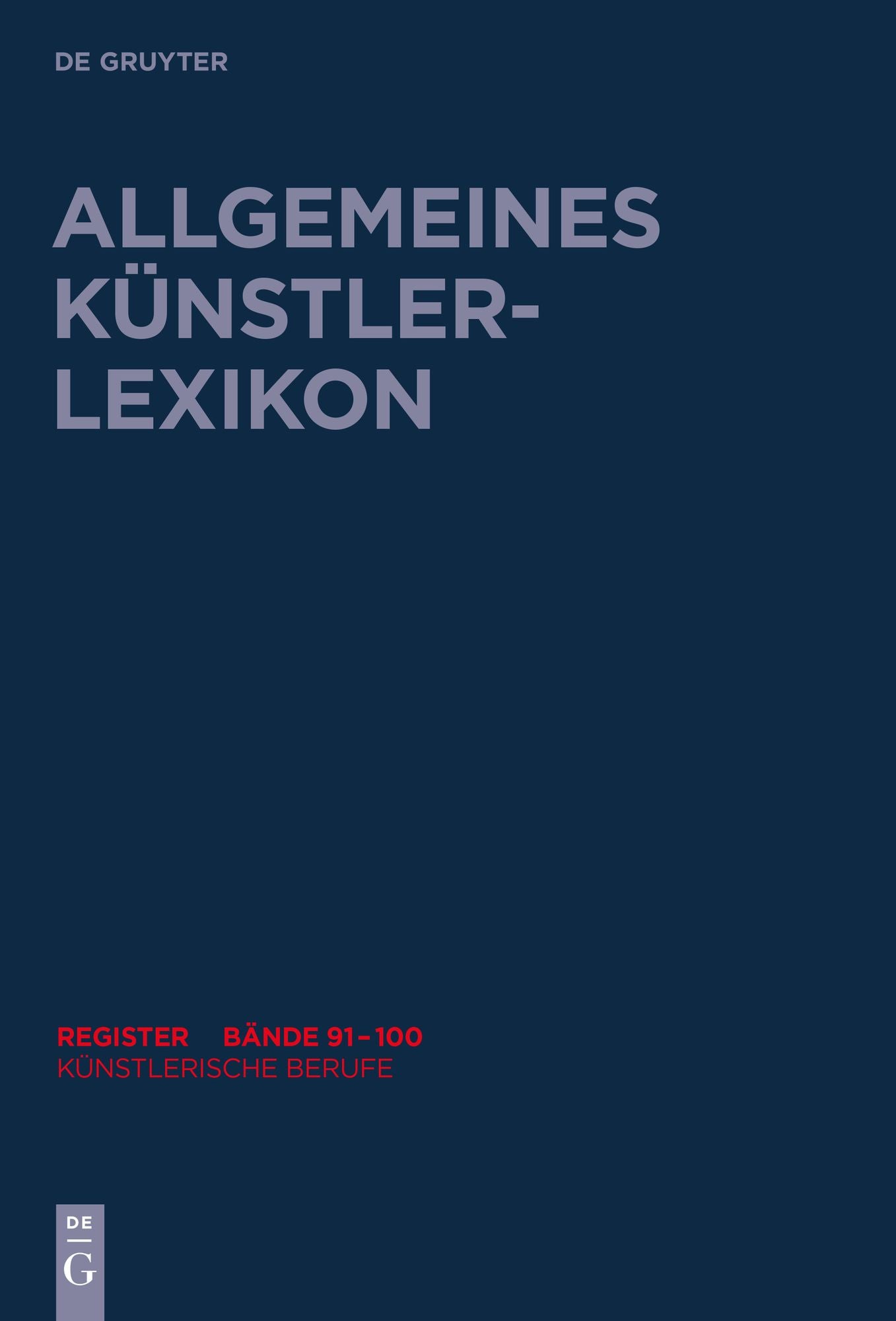 Kunstlerische Berufe