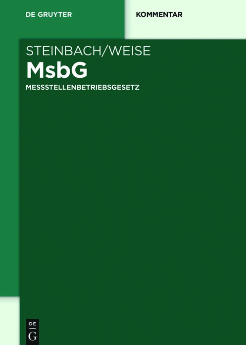 Messstellenbetriebsgesetz: Messstellenbetriebsgesetz