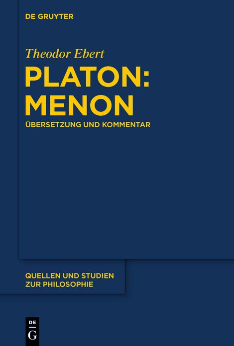 Platon: Menon: ?bersetzung und Kommentar