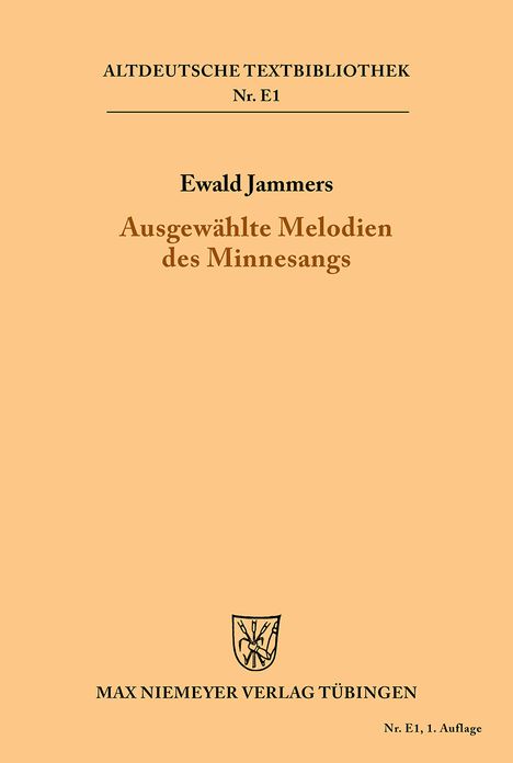 Ausgewahlte Melodien des Minnesangs