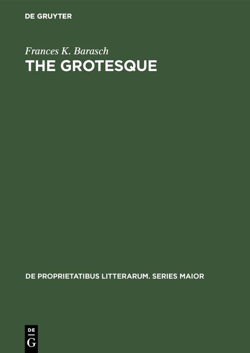 The Grotesque: A study in Meanings