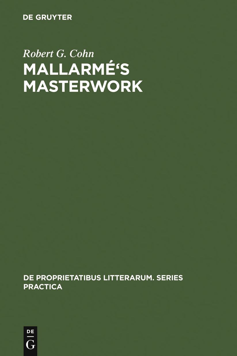 Mallarme's Masterwork: New Findings