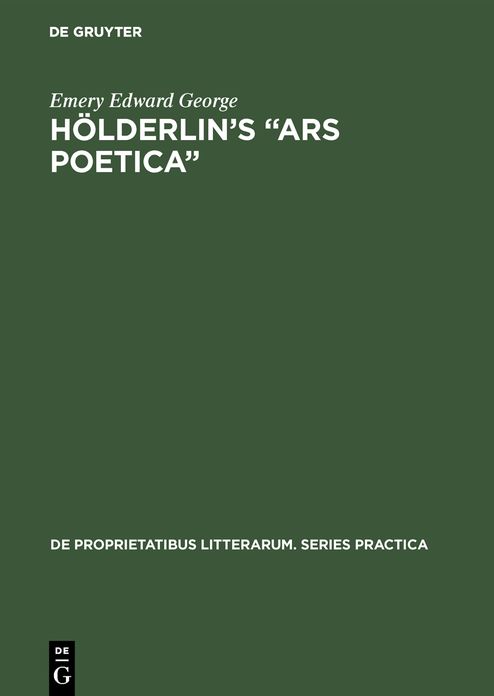 Hölderlin's Ars Poetica: A part-rigorous analysis of information structure in the late Hymns