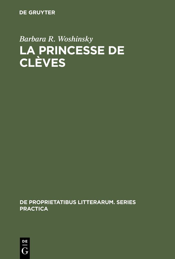 La princesse de Cleves: The Tension of Elegance