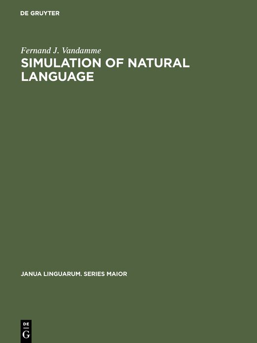 Simulation of natural language: A first approach