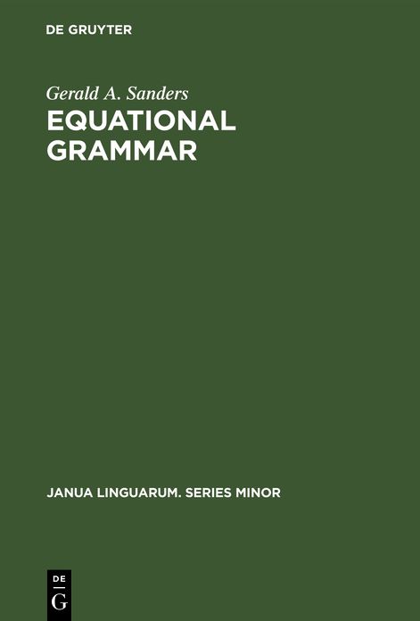 Equational Grammar