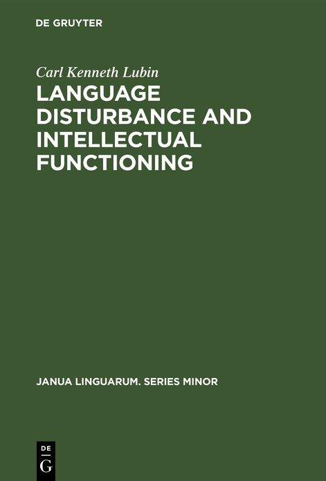 Language disturbance and intellectual Functioning: A comparison of the performances of hemiplegic patients with aphasia and hemiplegic patients without aphasia in non-verbal tasks of intellectual Functioning