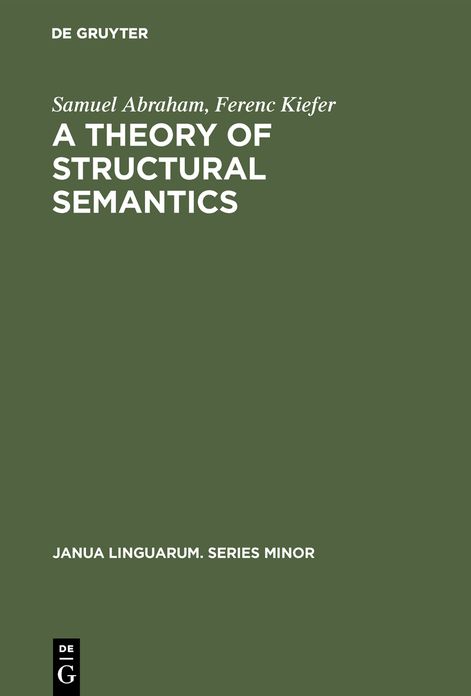 A theory of structural Semantics