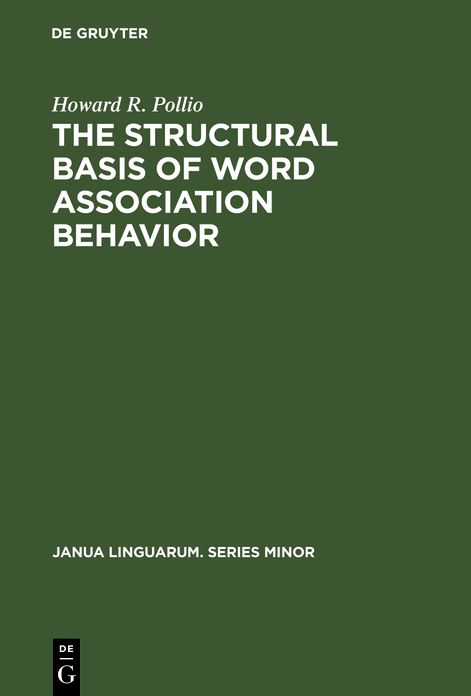The structural basis of word association Behavior