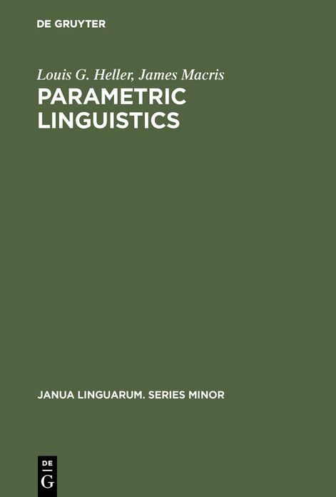 Parametric Linguistics