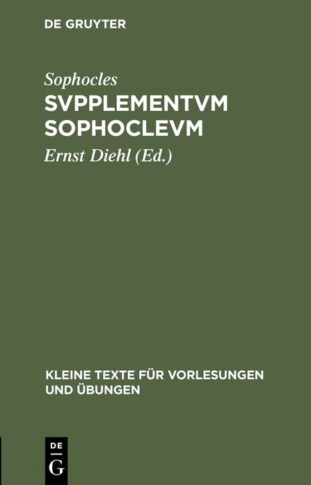 Svpplementvm Sophoclevm