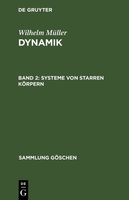 Dynamik II: Systeme von starren Körpern