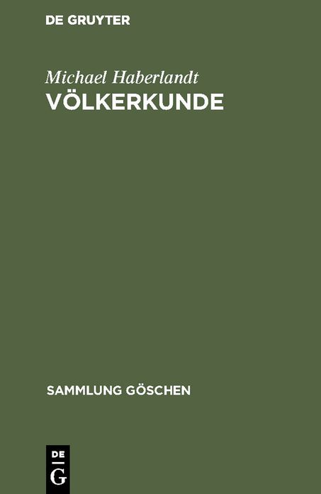 Volkerkunde