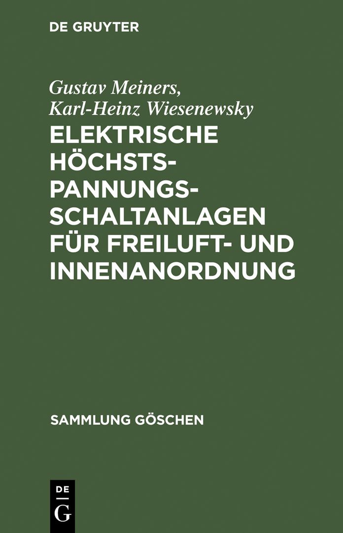 Elektrische Hochstspannungs-Schaltanlagen fur Freiluft- und Innenanordnung