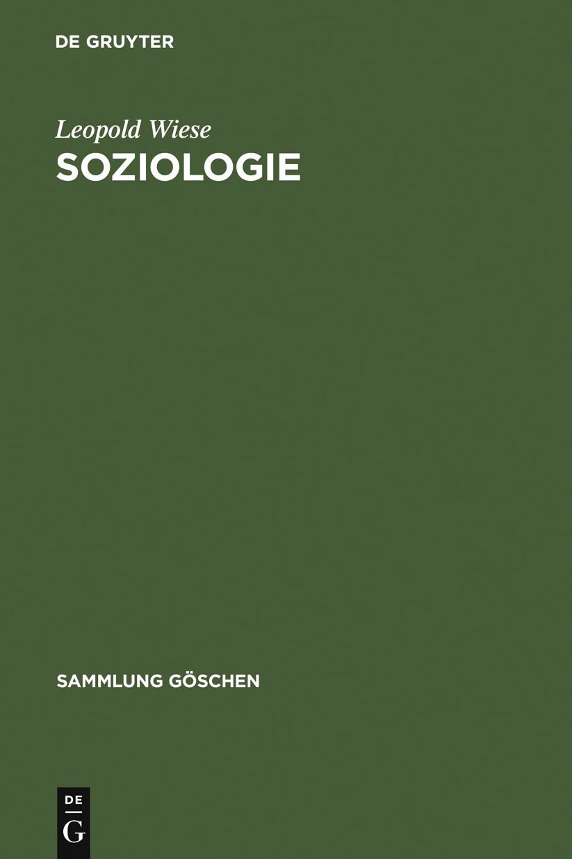 Soziologie: Geschichte und HauptProbleme