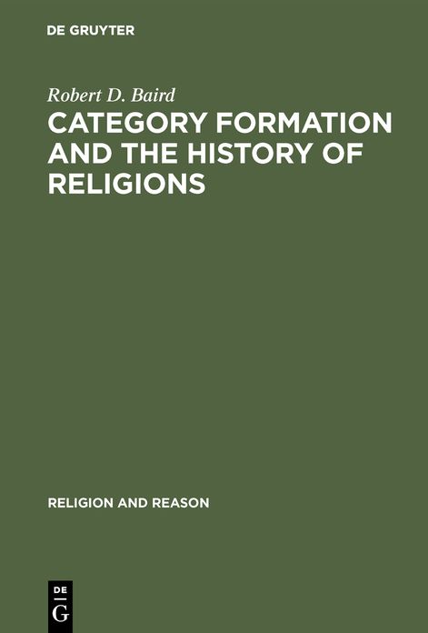 Category formation and the history of Religions